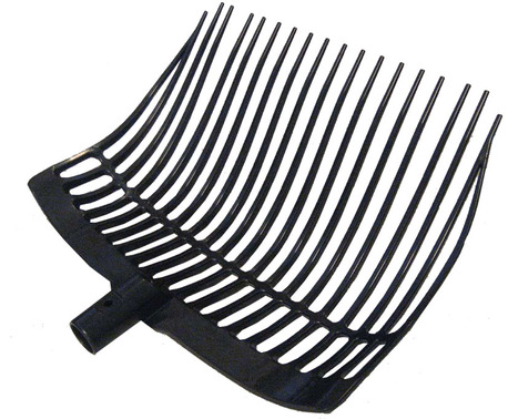TALIKON PÄÄ MUSTA, SHAVINGS FORK -POLYCARBONAATTI